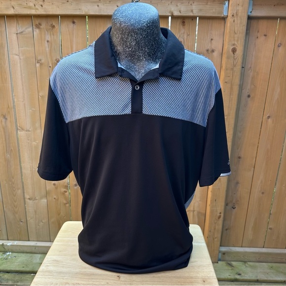 Mens Adidas Climachill Golf Polo Short Sleeve Performance Wear Size XL - Picture 3 of 8
